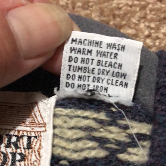 The Import Workshop tulips sweater button down large - Picture 5 of 12